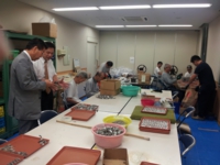 松原市内高齢者施設まつばらを視察。（平成24年9月　大阪府）
