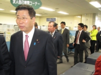 参・厚生労働委員会派遣、ハローワーク平を視察。（平成24年2月　いわき市）