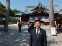 靖國神社参拝（平成25年4月23日　靖國神社）