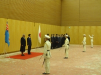 儀仗隊による儀礼（平成27年5月19日　官邸）　