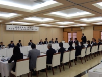 自民党大分県連会長として総務会をお招きし、大分県・由布市観光関係者との意見交換会を開催（平成28年6月15日　大分県由布市）